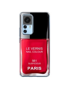 Coque Xiaomi 12T/12T Pro Vernis Paris Suspicious Rouge - Laetitia