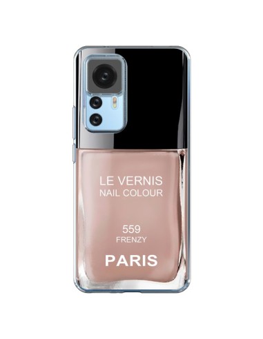 Coque Xiaomi 12T/12T Pro Vernis Paris Frenzy Beige - Laetitia