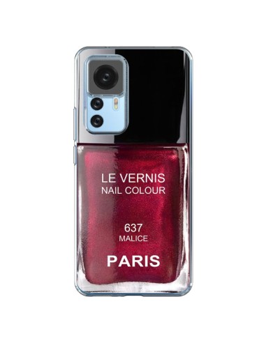 Xiaomi 12T/12T Pro Case Nail polish Paris Malice Purple - Laetitia