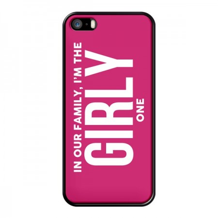 Coque In our family i'm the Girly one pour iPhone 5 et 5S - Jonathan Perez Coque In our family i'm the Girly one pour iPhone 5 et 5S - Jonathan Perez