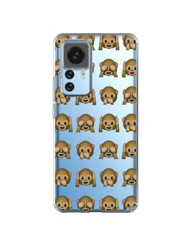 Coque Xiaomi 12T/12T Pro Singe Monkey Emoticone Emoji Transparente - Laetitia