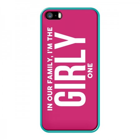 Coque In our family i'm the Girly one pour iPhone 5 et 5S - Jonathan Perez Coque In our family i'm the Girly one pour iPhone 5 et 5S - Jonathan Perez