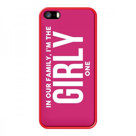 Coque In our family i'm the Girly one pour iPhone 5 et 5S - Jonathan Perez Coque In our family i'm the Girly one pour iPhone 5 et 5S - Jonathan Perez