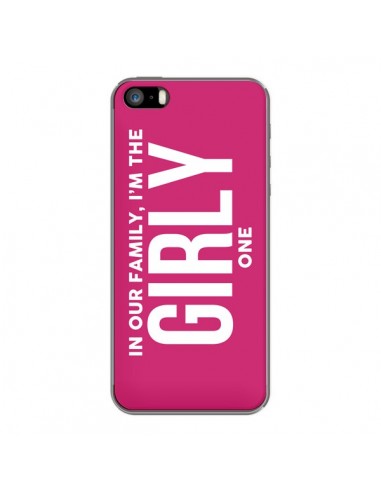 Coque In our family i'm the Girly one pour iPhone 5 et 5S - Jonathan Perez