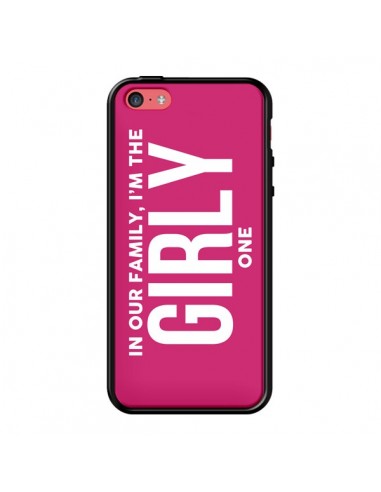 Coque In our family i'm the Girly one pour iPhone 5C - Jonathan Perez