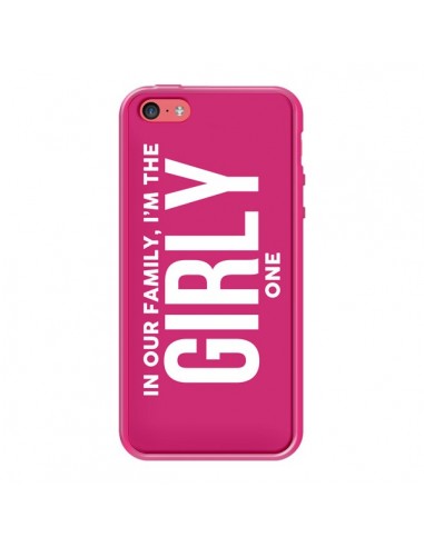 Coque In our family i'm the Girly one pour iPhone 5C - Jonathan Perez