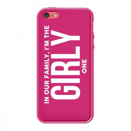 Coque In our family i'm the Girly one pour iPhone 5C - Jonathan Perez Coque In our family i'm the Girly one pour iPhone 5C - Jonathan Perez