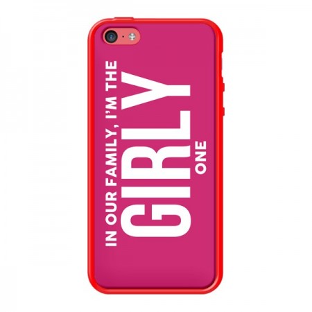 Coque In our family i'm the Girly one pour iPhone 5C - Jonathan Perez Coque In our family i'm the Girly one pour iPhone 5C - Jonathan Perez