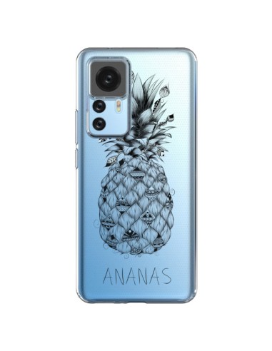 Coque Xiaomi 12T/12T Pro Ananas Fruit Transparente - LouJah