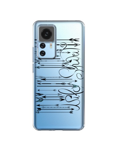 Coque Xiaomi 12T/12T Pro Code Barres Flèches Transparente - LouJah