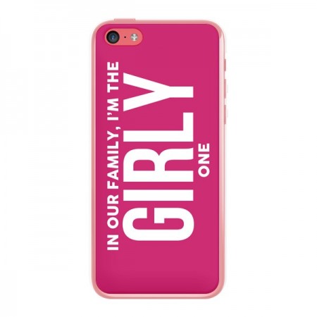 Coque In our family i'm the Girly one pour iPhone 5C - Jonathan Perez Coque In our family i'm the Girly one pour iPhone 5C - Jonathan Perez