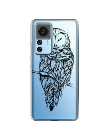 Cover Xiaomi 12T/12T Pro Gufo Inverno Trasparente - LouJah