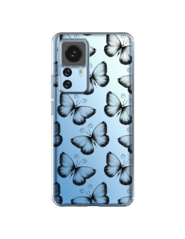 Cover Xiaomi 12T/12T Pro Farfalle Trasparente - LouJah