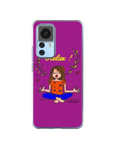 Coque Xiaomi 12T/12T Pro Fille Relax Zen Yoga - Leellouebrigitte