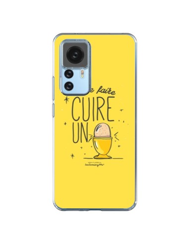 Cover Xiaomi 12T/12T Pro Va te faire cuir un oeuf Giallo - Leellouebrigitte