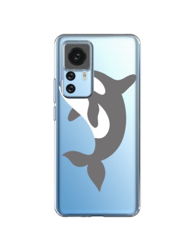 Cover Xiaomi 12T/12T Pro Orca Oceano Trasparente - Petit Griffin