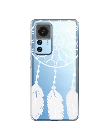 Coque Xiaomi 12T/12T Pro Attrape Rêves Blanc Dreamcatcher Transparente - Petit Griffin