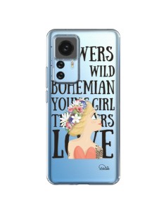 Xiaomi 12T/12T Pro Case Flowers Love Clear - Lolo Santo