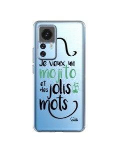 Xiaomi 12T/12T Pro Case Je veux un mojito e des jolis mots Clear - Lolo Santo