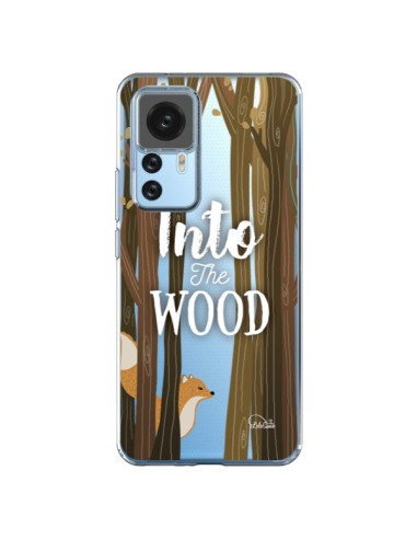 Cover Xiaomi 12T/12T Pro Into The Wild Volpe Legno Trasparente - Lolo Santo