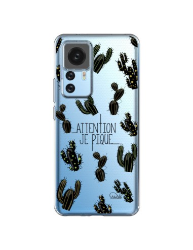 Cover Xiaomi 12T/12T Pro Cactus Je Pique Trasparente - Lolo Santo