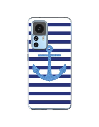 Cover Xiaomi 12T/12T Pro Ancora Marina Voile Navy Blue - Mary Nesrala