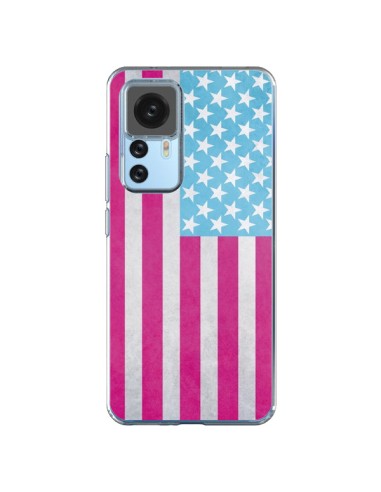 Cover Xiaomi 12T/12T Pro Bandiera USA Vintage - Mary Nesrala