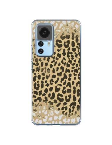 Cover Xiaomi 12T/12T Pro Leopardo Dorato Golden - Mary Nesrala