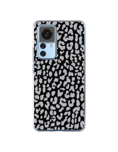 Coque Xiaomi 12T/12T Pro Leopard Gris - Mary Nesrala