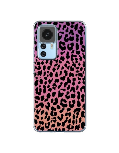 Cover Xiaomi 12T/12T Pro Leopardo Hot Rosa Corallo - Mary Nesrala