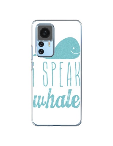 Coque Xiaomi 12T/12T Pro I Speak Whale Baleine Bleu - Mary Nesrala