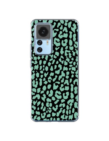 Cover Xiaomi 12T/12T Pro Leopardo Verde Menta - Mary Nesrala