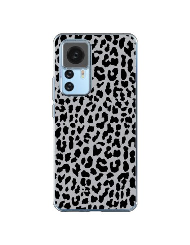 Coque Xiaomi 12T/12T Pro Leopard Gris Neon - Mary Nesrala