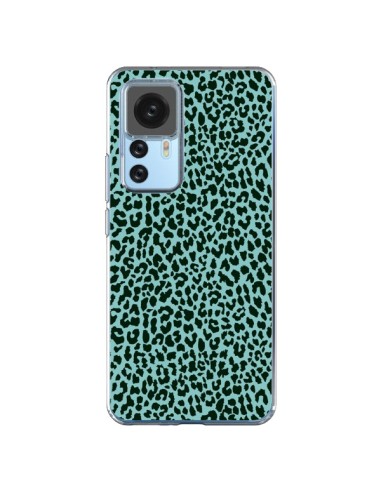 Cover Xiaomi 12T/12T Pro Leopardo Turchese Neon - Mary Nesrala