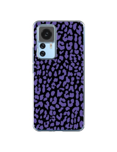 Cover Xiaomi 12T/12T Pro Leopardo Viola - Mary Nesrala