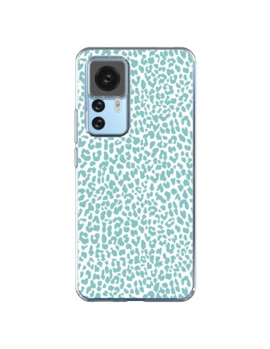 Cover Xiaomi 12T/12T Pro Leopardo Turchese - Mary Nesrala