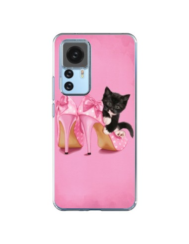 Xiaomi 12T/12T Pro Case Caton Cat Black Kitten Scarpe Shoes - Maryline Cazenave