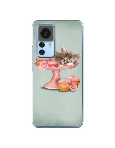 Cover Xiaomi 12T/12T Pro Gattoon Gatto Kitten Biscotto Cupcake - Maryline Cazenave