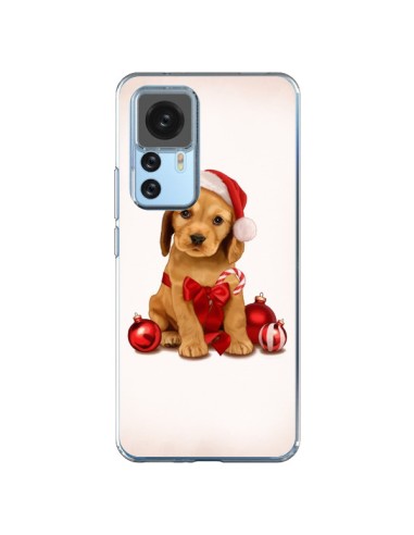 Cover Xiaomi 12T/12T Pro Cane Babbo Natale Christmas Boules Sapin - Maryline Cazenave