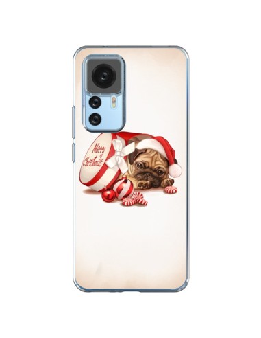 Cover Xiaomi 12T/12T Pro Cane Babbo Natale Christmas Boite - Maryline Cazenave