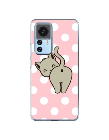Coque Xiaomi 12T/12T Pro Chat Chaton Pois - Maryline Cazenave
