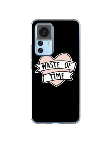 Cover Xiaomi 12T/12T Pro Waste of Time Coeur - Maryline Cazenave