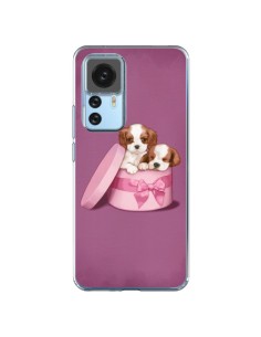 Coque Xiaomi 12T/12T Pro Chien Dog Boite Noeud - Maryline Cazenave