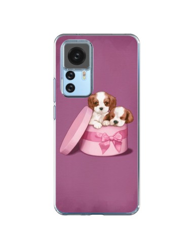 Coque Xiaomi 12T/12T Pro Chien Dog Boite Noeud - Maryline Cazenave