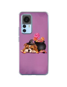 Cover Xiaomi 12T/12T Pro Cane Halloween Strega Calderone Bonbon - Maryline Cazenave