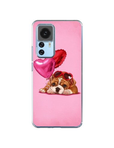 Cover Xiaomi 12T/12T Pro Cane Occhiali Coeur Palloncini - Maryline Cazenave