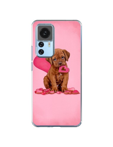 Coque Xiaomi 12T/12T Pro Chien Dog Gateau Coeur Love - Maryline Cazenave