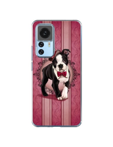 Cover Xiaomi 12T/12T Pro Cane Gentleman Papillon Cappello - Maryline Cazenave