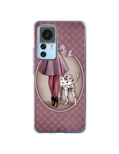 Xiaomi 12T/12T Pro Case Lady Dog Dalmata Vestito Polka - Maryline Cazenave