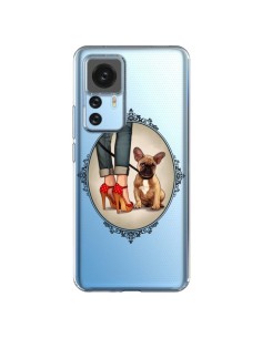 Coque Xiaomi 12T/12T Pro Lady Jambes Chien Bulldog Dog Transparente - Maryline Cazenave